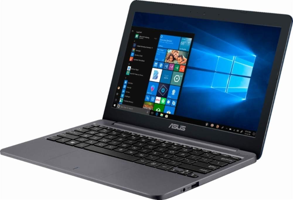 Asus Vivobook E203MA Thin and Lightweight 11.6' HD Laptop, Intel Celeron N4000 Processor, 4GB RAM, 64GB eMMC Storage, 802.11AC Wi-Fi, HDMI, USB-C, Win 10