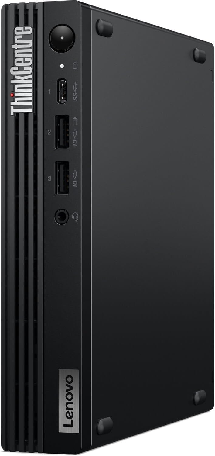 Lenovo ThinkCentre M70q Gen 5 Tiny Business Desktop, Intel 10-Core i5-14400T (> i7-13700T), UHD Graphics 730, MFF, Mini PC, Wi-Fi, IST Computer Customized 16GB/32GB DDR5 RAM, 512GB/1TB SSD, Win 11 Pro