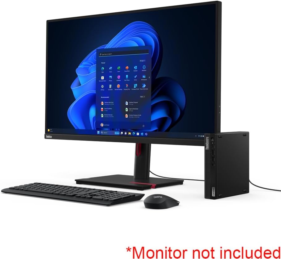 Lenovo ThinkCentre M70q Gen 5 Tiny Business Desktop PC (Intel 20-Core i7-14700T, 16GB DDR5 RAM, 512GB PCIe SSD, UHD Graphics 770) MFF, Mini PC, DisplayPort, Wi-Fi, Ethernet, Bluetooth, Win 11 Pro