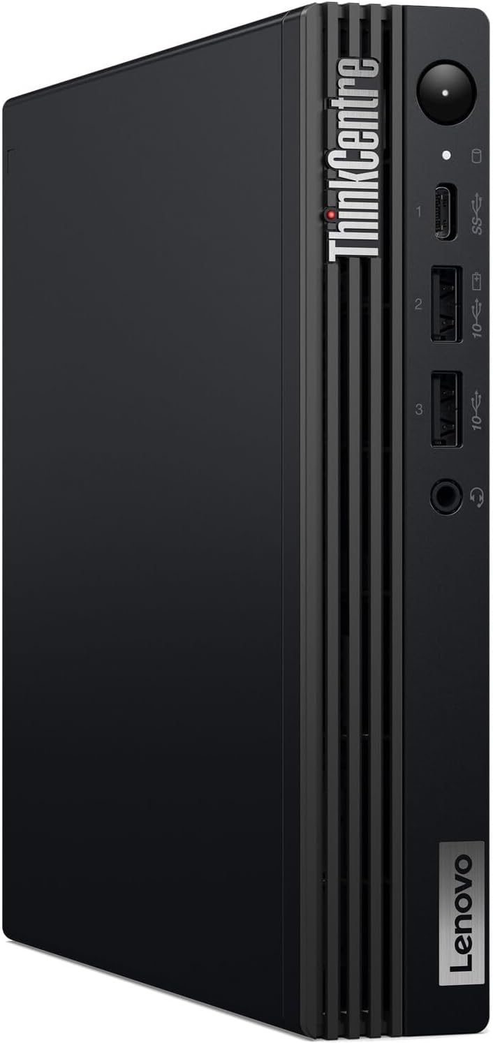 Lenovo ThinkCentre M70q Gen 5 Tiny Business Desktop, Intel 10-Core i5-14400T (> i7-13700T), UHD Graphics 730, MFF, Mini PC, Wi-Fi, IST Computer Customized 16GB/32GB DDR5 RAM, 512GB/1TB SSD, Win 11 Pro