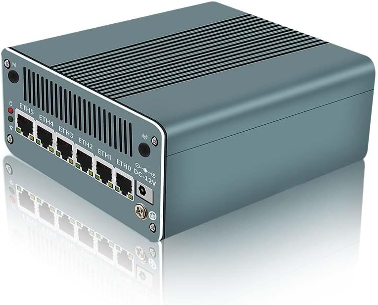 CWWK Firewall Appliance Mini PC,13th Intel U300(up to 4.4GHz),6*Intel i226-V 2.5G Ethernet Ports 5-core Soft Routing, 2*USB3.2|1*TF Slot|2*SATA|1*M.2 NVMe x4|Triple Display mini Host,32G RAM 2TB SSD