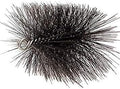 Woodeze 5' Round Pro Sweep Chimney Brush | Heavy-Duty Wire Bristles for Masonry Chimney Flues | 22-Gauge Oil-Tempered Steel | Double-Spiral Design | 3/8' NPT Thread with 3/4' Loop