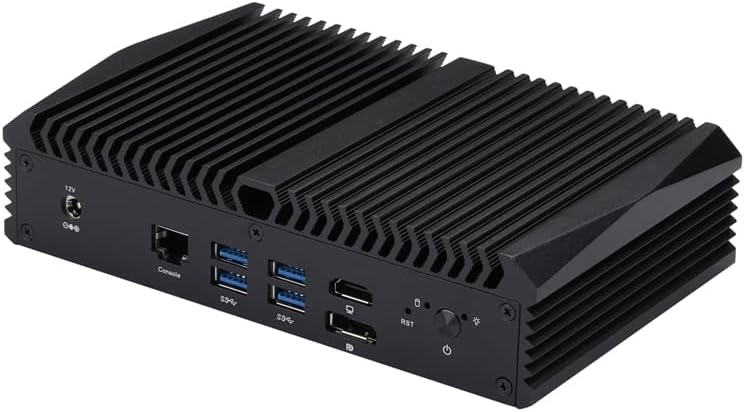 Qotom Q1052GE Barebone Mini PC i5-8260U, No RAM No SSD, 8x2.5GbE Ports, Custom Router Build for Tech Enthusiasts