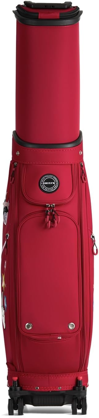 HELIX Women's Golf Bag with Wheels, Retractable Golf Cart Bag for Ladies, Easy to Carry and Travel