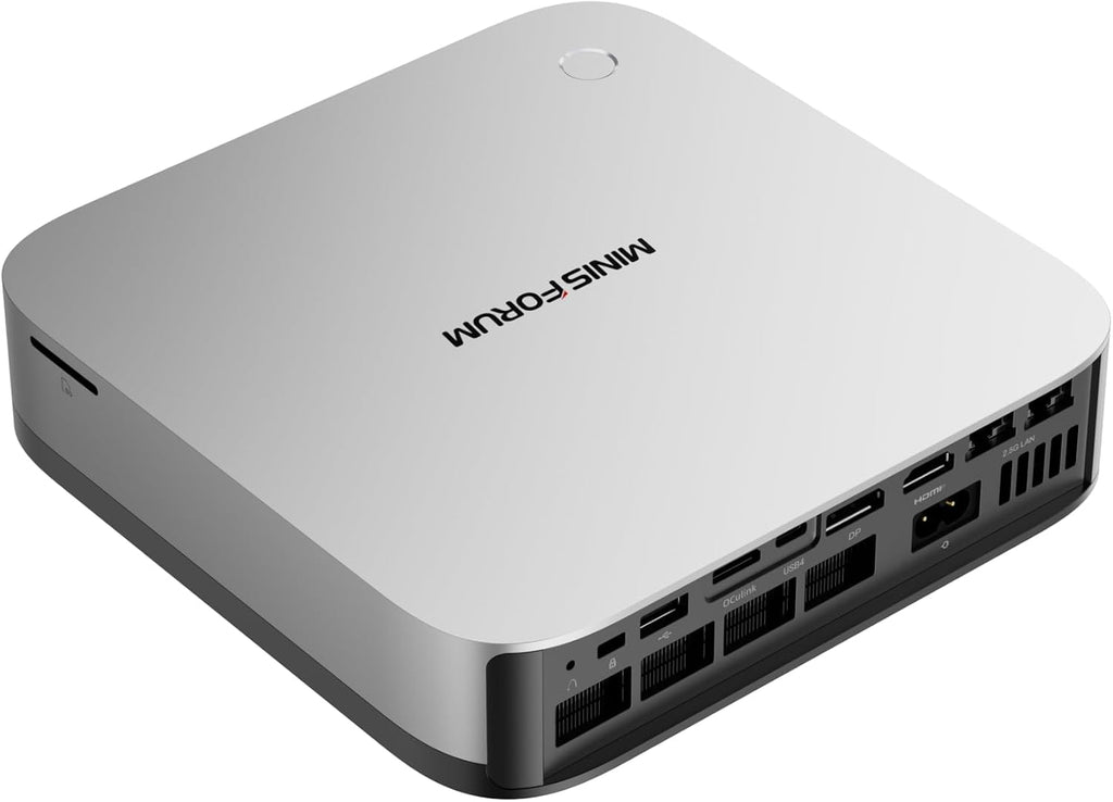 MINISFORUM Mini PC AI X1 Pro Barebone with AMD Ryzen AI 9 HX370(12Cores/24 Threads)&AMD Radeon 890M Mini Gaming PC,8K Quad Output(HDMI+DP+2xUSB4),Dual 2.5 LAN/WIFI7/BT5.4/Oculink,Copilot PC