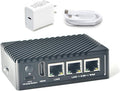 Nanopi R6S Mini WiFi Router Linux OpenWRT - 8GB LPDDR4X RAM 64GB eMMC, 8K Video Decoder Encoder, RK3588S SoC with 6TOPs NPU, 2X 2.5G &1G Gbps Ethernet for IoT NAS Smart Home Gateway (Power Kit)
