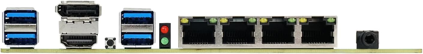 B760 NAS Motherboard is Suitable for Processor 12/13/14 Generation CPU |2X M.2 NVMe|8X SATA3.0|4X Intel 2.5G Network Port 17 * 17cm Soft Router ITX Mainboard