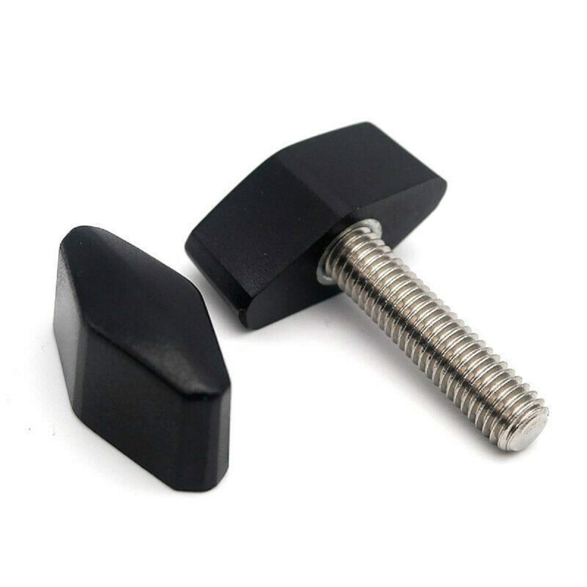 Diamond Shaped Plastic Clamping Knob with M8 Female Thread Metal Insert(M8x32(100pcs))