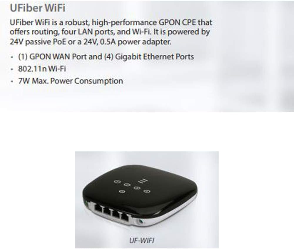 UFiber UF-WiFi-US WiFi 4-Port GPON Router WiFi Gigabit 300Mbps 802.11n (10-Pack)