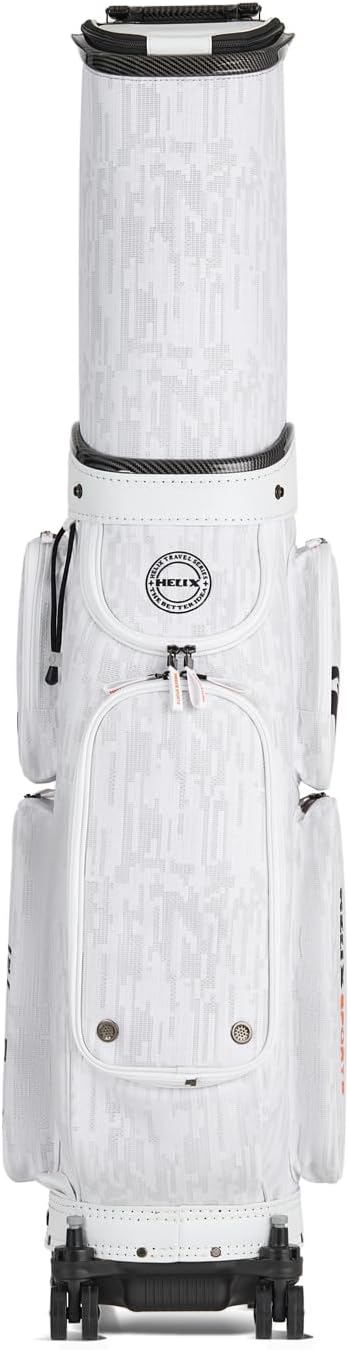 HELIX Rolling Golf Travel Bag with Retractable Top – Wheeled Cart Bag for Daily Play & Airport Travel