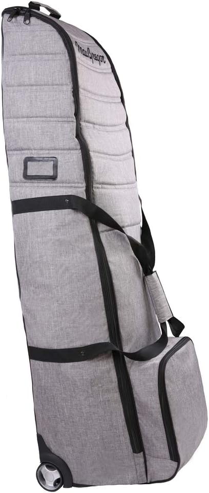 MacGregor Golf Deluxe Padded Travel Cover with Wheels, Heather Grey