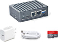 Nanopi R6C Mini Computer Routers with LPDDR4X 4GB RAM 6Tops NPU Mali-G610 GPU RK3588S Soc for NAS IOT Smart Home Gateway Support Gigabit Ethernet PCle M.2 NVME SSD (with PD Power & 32GB TF Card)