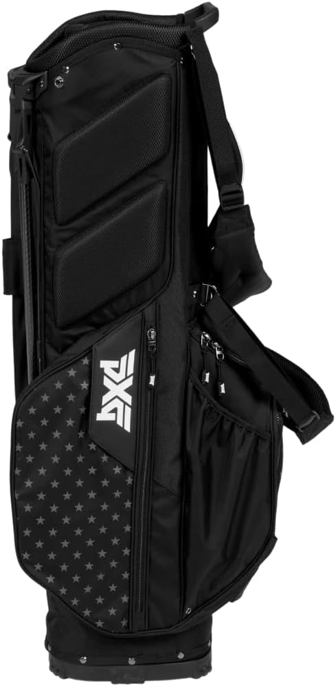 PXG Golf Carry Stand Bag, Xtreme, Deluxe, Lightweight, Aloha, with Carbon Fiber Stand Legs, 4-Way Top, 13 Pockets, Padded Back Panel, Insulated Water Bottle Pocket