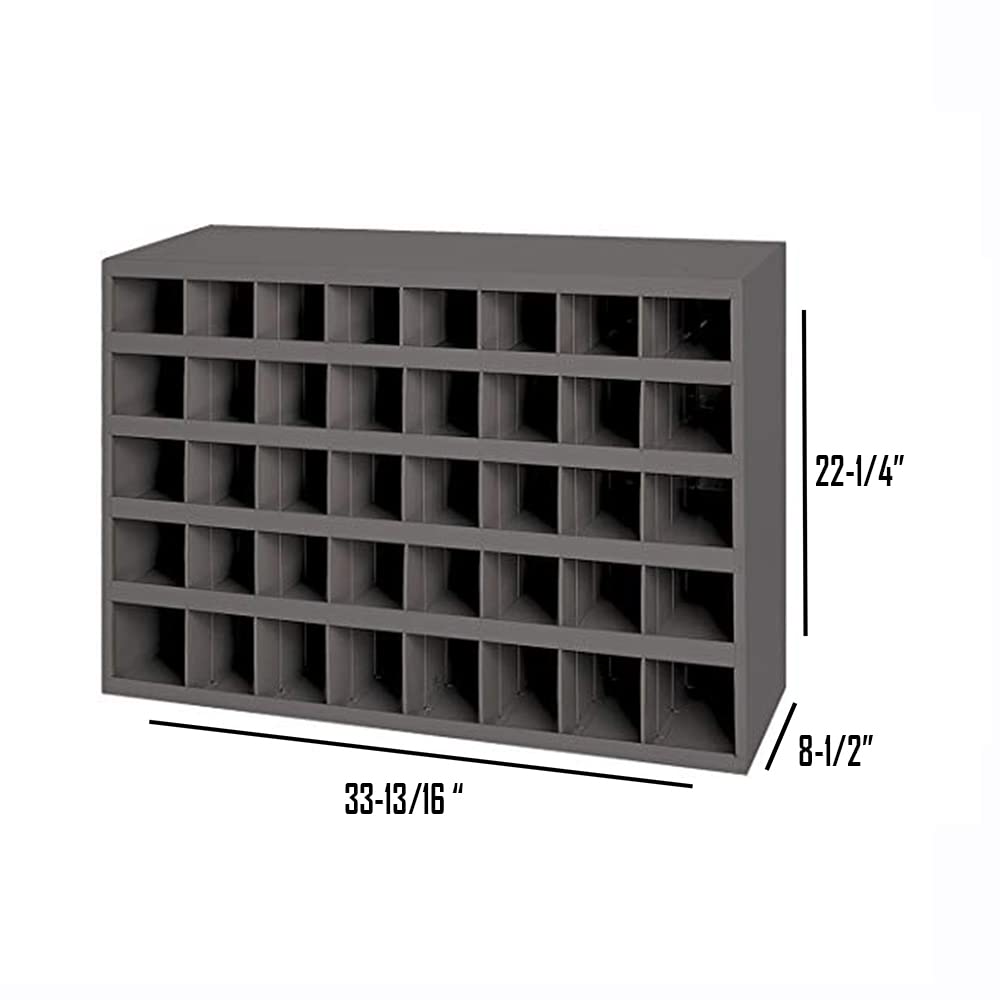 Titan 5,445 pcs Grade 8 Coarse Hardware Assortment Kit with Hex Cap Screws, Hex Nuts, Washers, & Two Durham 40 Hole Metal Bins