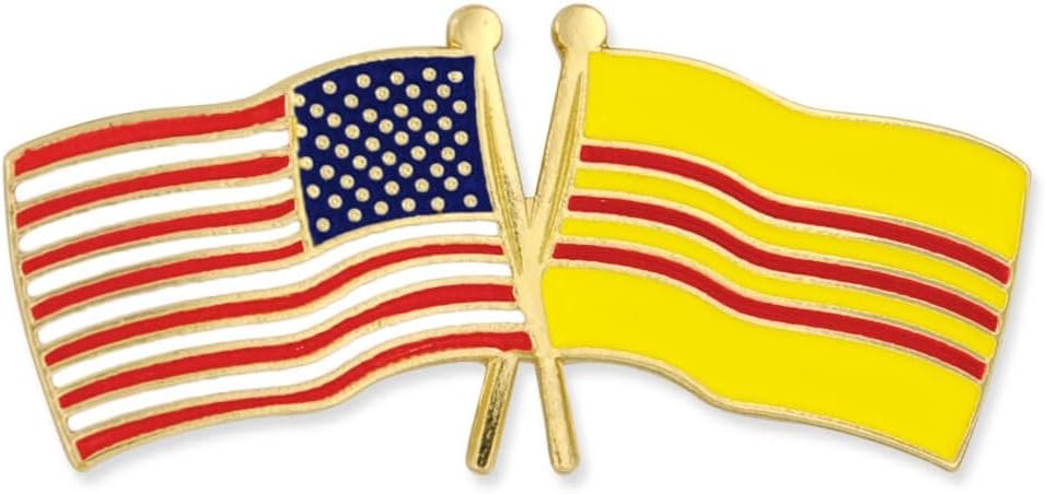 PinMart USA and South Vietnam Flag Pin