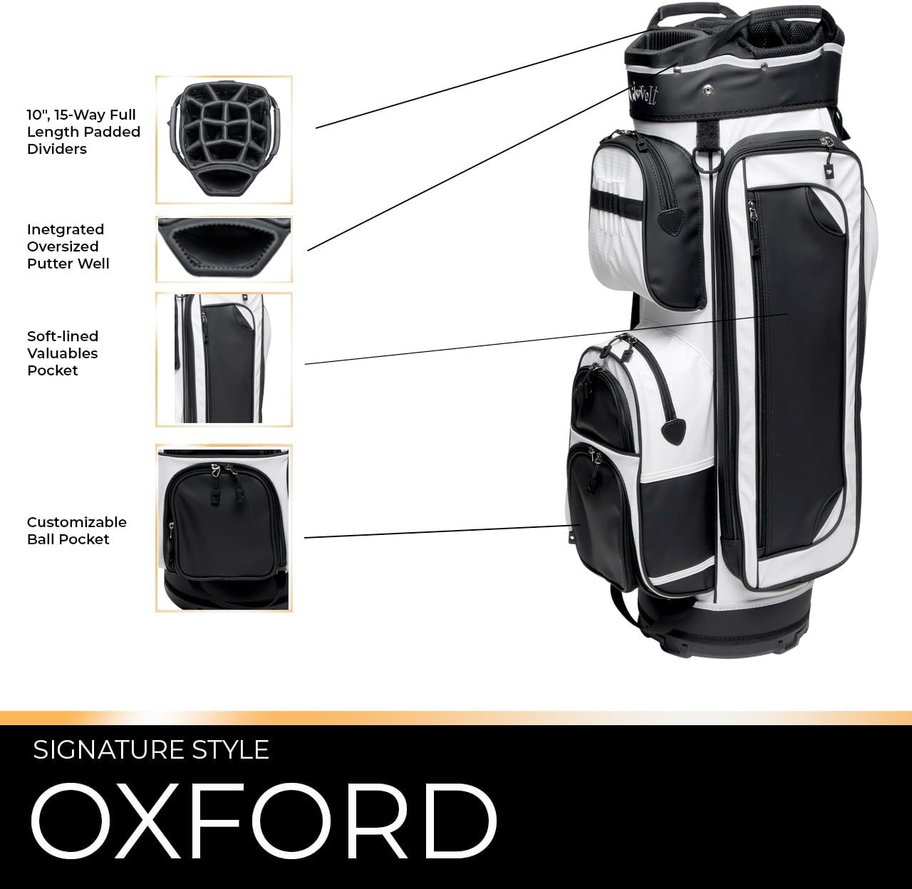 Glove It Women's Golf Bag, Lightweight Golf Cart Bag for Ladies