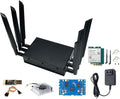 Banana Pi BPI-R4 WiFi 7 Wireless Tri-Band Router OpenWRT - DDR4 4GB/8GB RAM - MediaTek MT7988A SoC, 4G/5G Wireless Router Repeater, 2X 10GbE SFP 4X GbE for NAS Smart Home Gateway (4G Kit, DDR4 4GB)