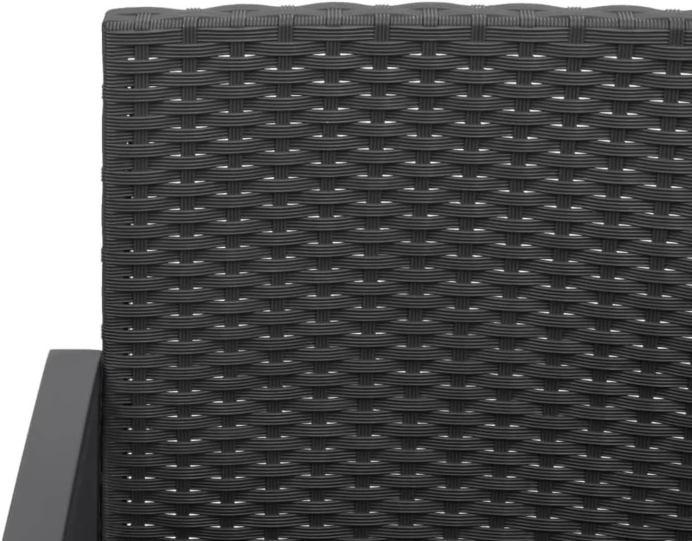 5 Piece Patio Dining Set with Cushions Black PP Rattanqueen Bed Frame with headboard Queen Size Bed Frame King Size Bed Frame King Platform Bed Frame Metal Bed Frame Queen Size