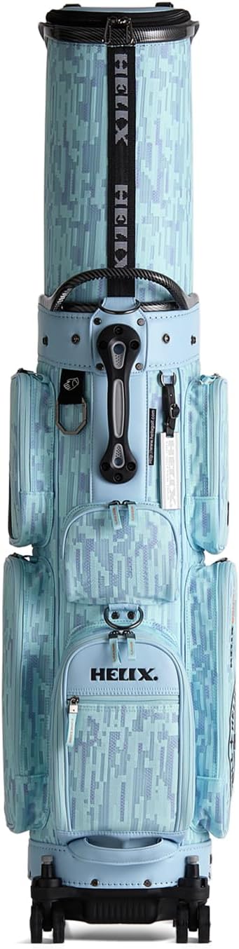 HELIX Rolling Golf Travel Bag with Retractable Top – Wheeled Cart Bag for Daily Play & Airport Travel