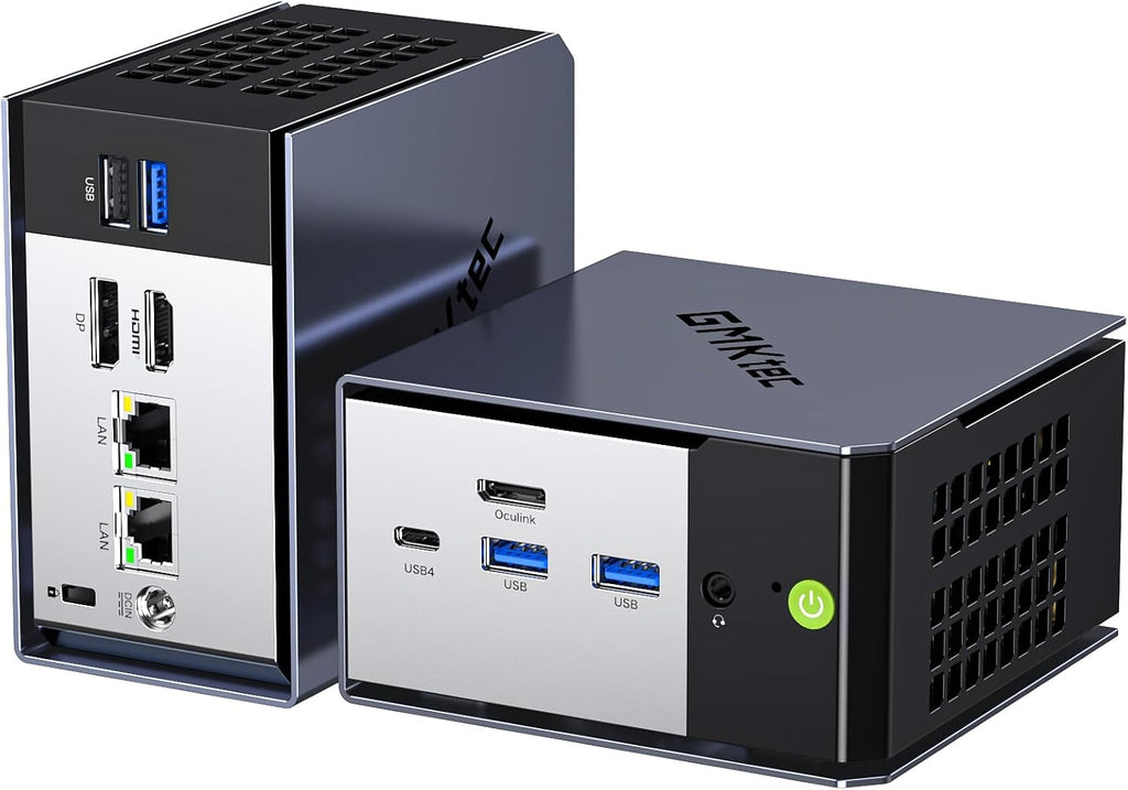 GMKtec K16 Mini PC Gaming AMD Ryzen7 7735HS 32GB LPDDR5 6400MT/s 1TB PCle 4.0 SSD Dual NIC LAN 2.5GbE, Oculink,Triple Display HDMI 2.0+DP1.4+USB4, WiFi6E, BT5.2