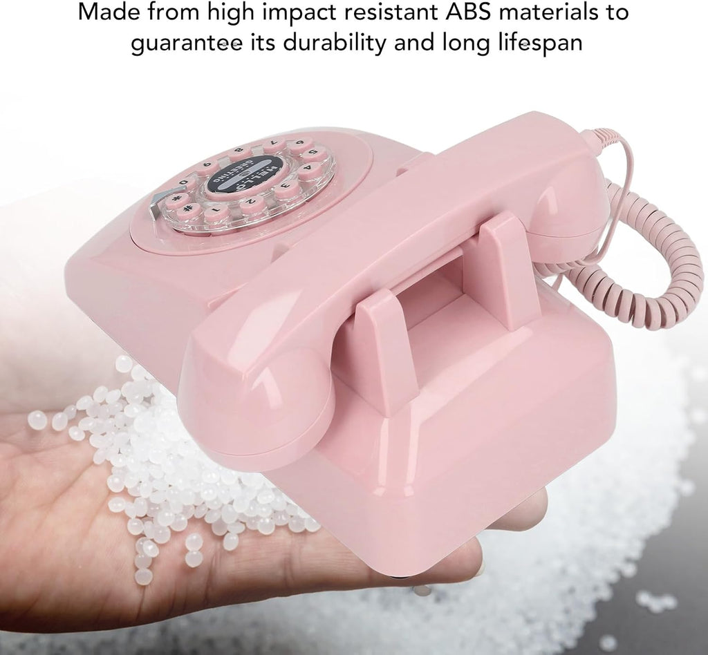 Audio Guest Book Wedding Phone, 120 Hours Recording 8G Capacity Audio Guestbook Phone for Wedding, Vintage Record Customized Audio Messages Guest Book for Bridal Shower, Birthday