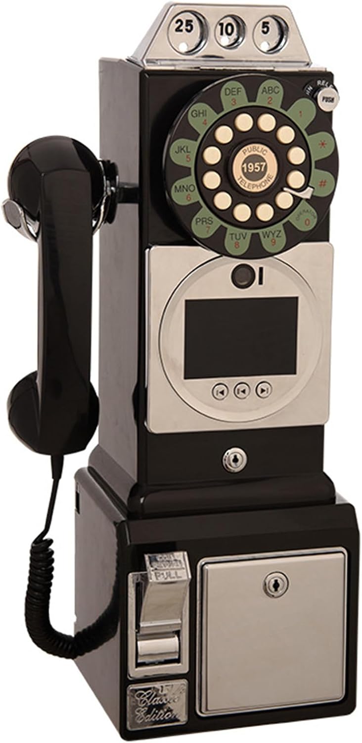 Video Audio Guest Book,1080P Video GuestBook Wedding Phone, Wedding Phone Customized Video Messages,With Lens Recording,for a Variety of Memorable Party Occasions,Black