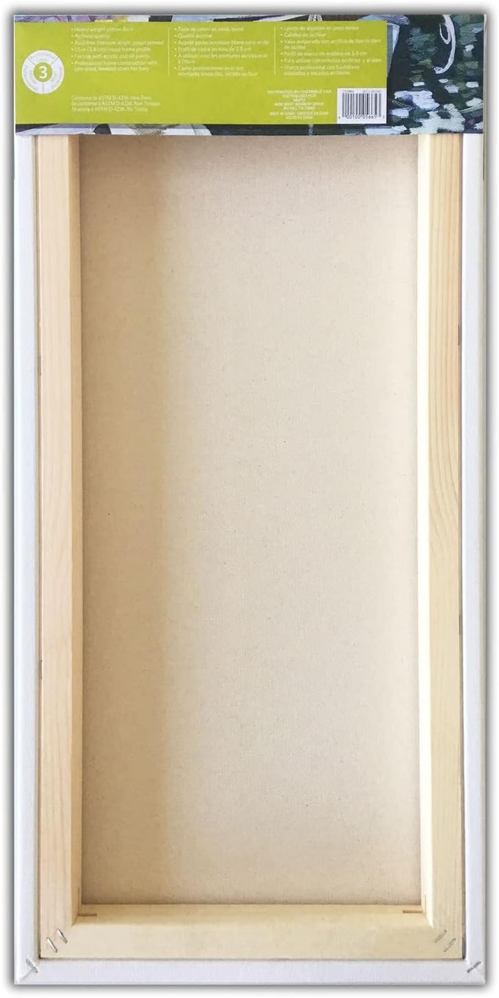 Artist's Loft Level 3 Gallery Wrapped Heavy Duty Canvas, 12 Pack