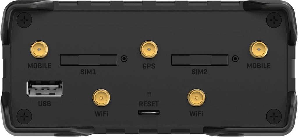 Teltonika RUT956 RUT956A30A00 Industrial 4G LTE Cellular Router, Dual SIM with eSIM, Wi-Fi & Ethernet, RS232/RS485, GNSS, Compatible with AT&T, Verizon & T-Mobile, North America Version