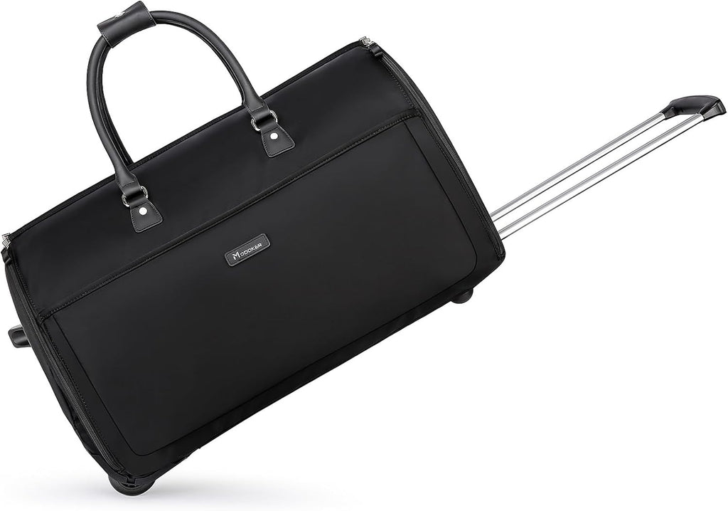 Modoker Rolling Garment Bags, Large Garment Duffle Bag with Wheels, 3 in 1 Garment Suit Luggage Bag for Women Men Business Travel Weekender