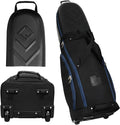 CaddyDaddy Enforcer Golf Travel Bag Crush Resistant Hard Top Protection, New 18 Month Full Replacement Coverage, Durable Thick Nylon Wheels Lockable XL Zippers. Case for Transporting Clubs on Airlines