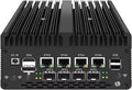 Fanless Mini PC 8505 with DDR5 M.2 Nvme 4*i226 2.5G LAN,USB,HDMI,DP,Type-c,Intel X710 4 * 10G SFP+,WiFi,Micro Router Appliance, AES-NI, OPNsense,NO RAM NO SSD
