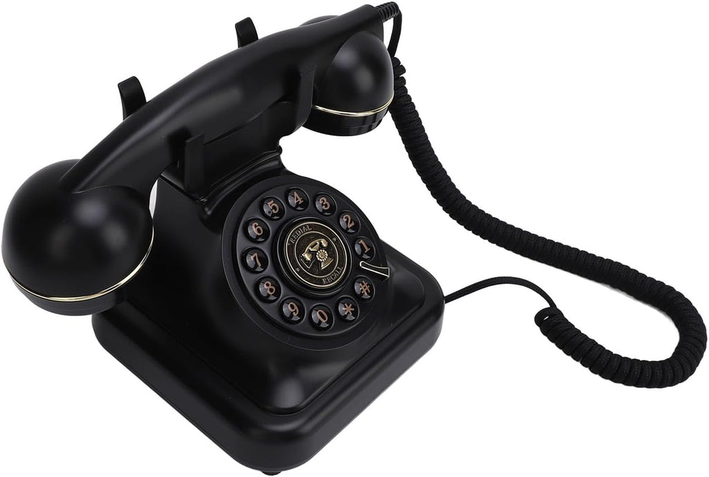 Phone Audio GuestBook, Compact Audio Messages Guest Book Vintage 120 Hours Recording 8G Capacity User Friendly for Weddings Parties Funerals (Black), #512