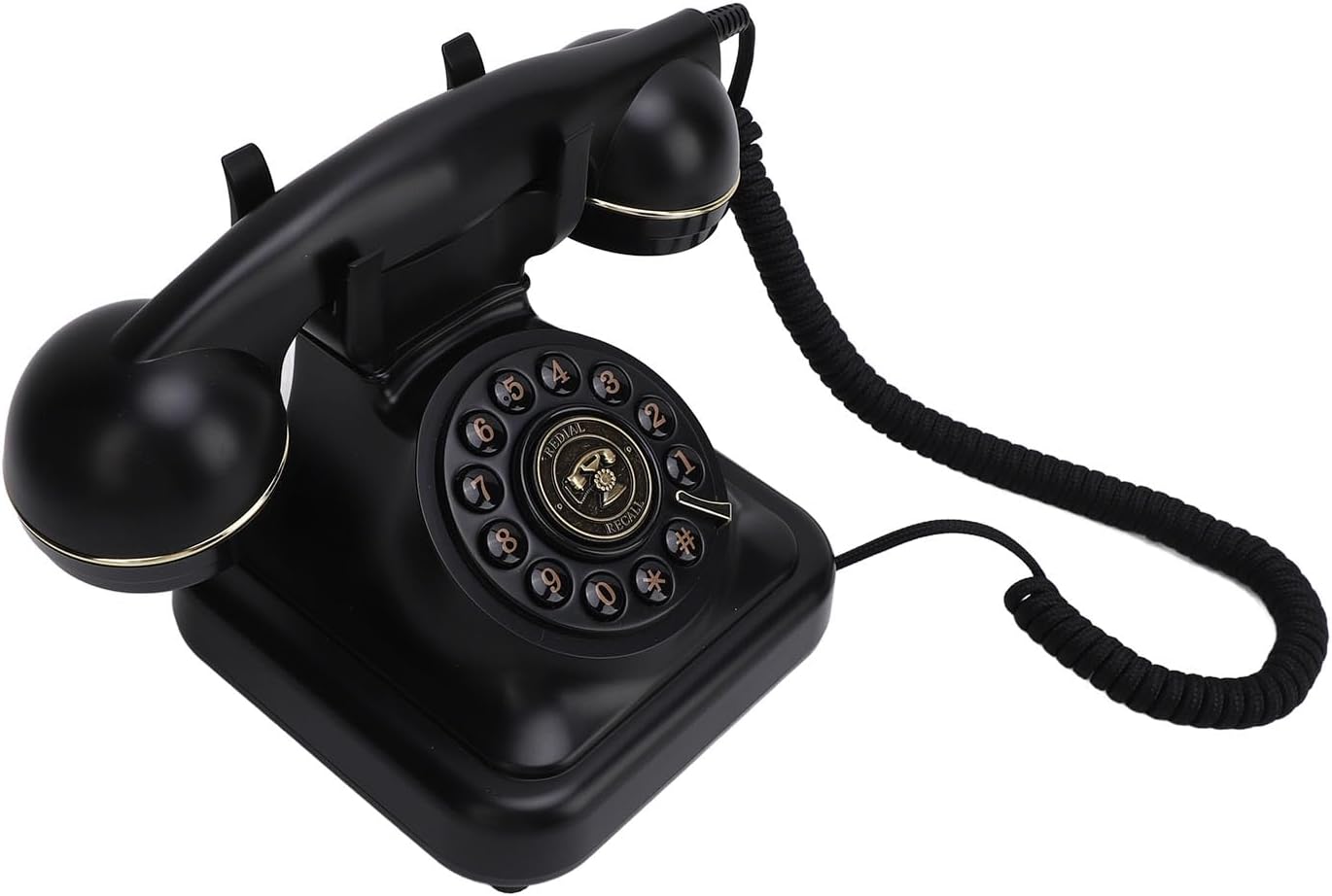 Phone Audio GuestBook, Compact Audio Messages Guest Book Vintage 120 Hours Recording 8G Capacity User Friendly for Weddings Parties Funerals (Black), #512
