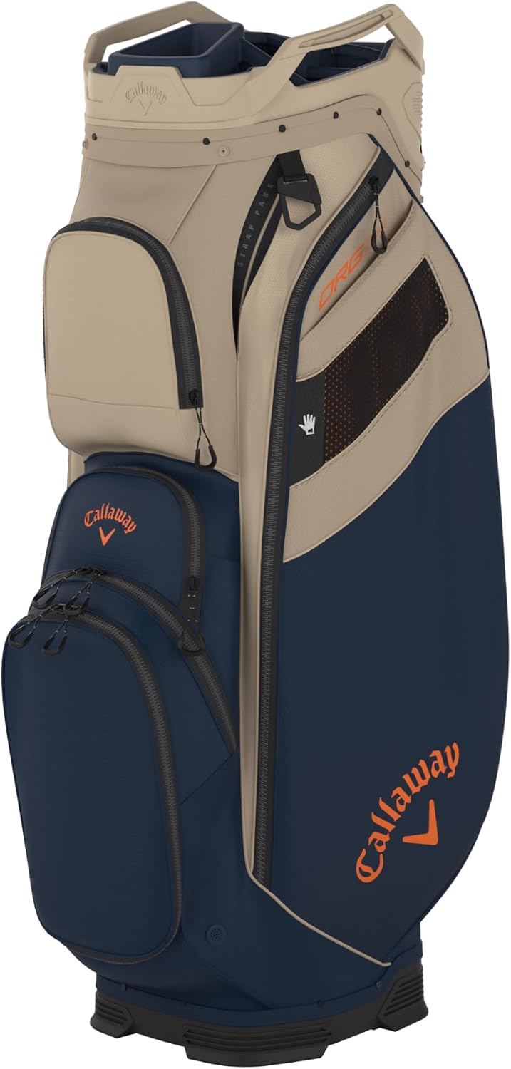 Callaway Golf ORG 14 Cart Bag (Navy/Flow Yellow)