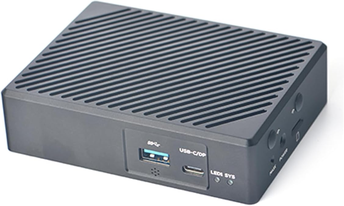 NanoPC-T6 LTS Mini Computer WiFi Router, Office Home Smart IoT Gateway, Rockchip RK3588 CPU 6Tops NPU, with 2X PCle 2.5G Ethernet Port for AI edge computing, Support M.2 NVMe SSD Module (8+64GB)
