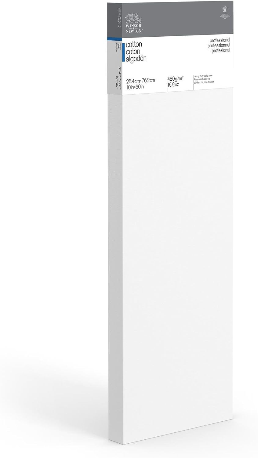 Winsor & Newton Professional Cotton Canvas, 10' x 30' Deep Edge