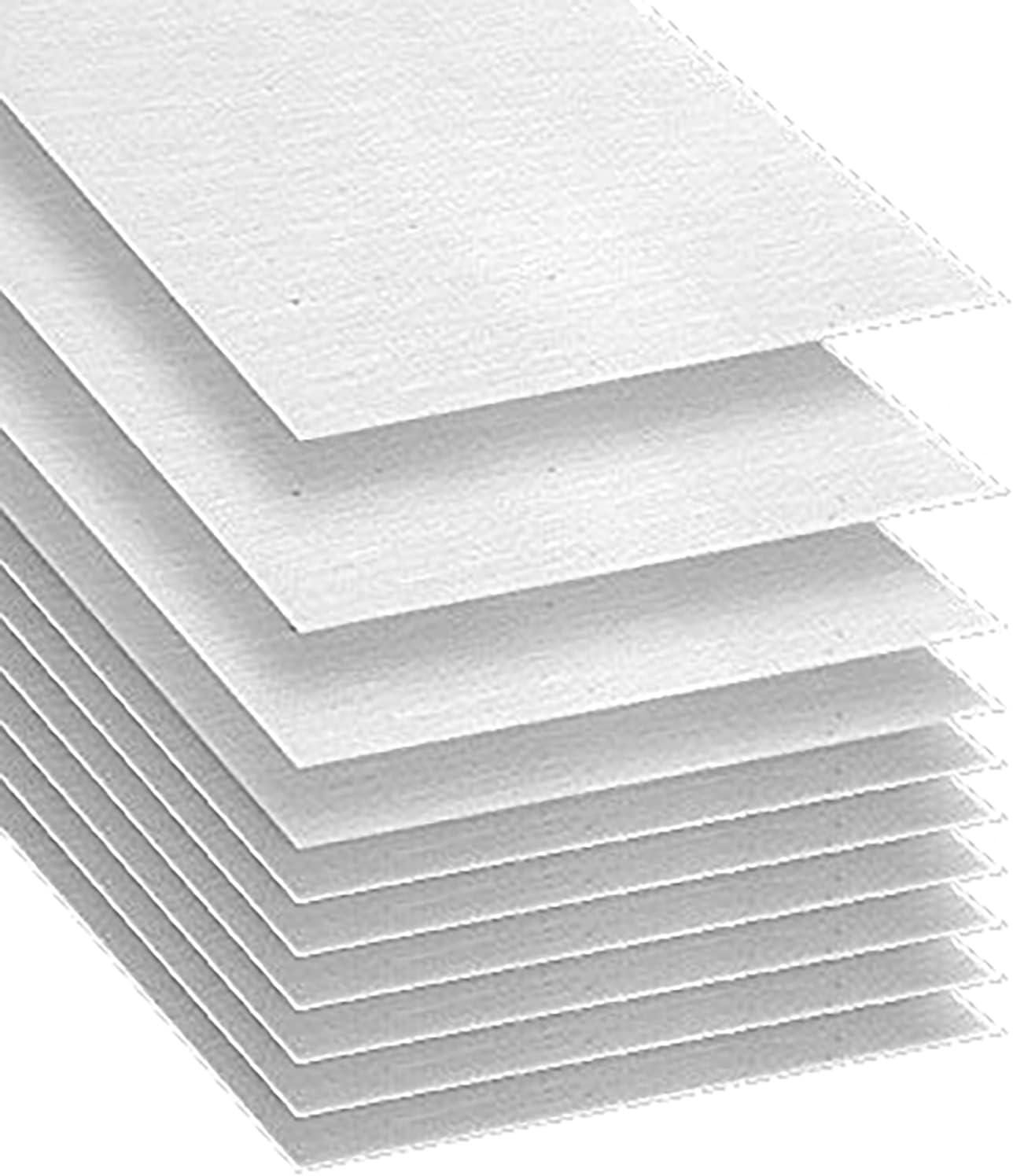 Printable Inkjet Primed Gessoed 8.5' x 11' Canvas Paper Sheets (200 sheets)