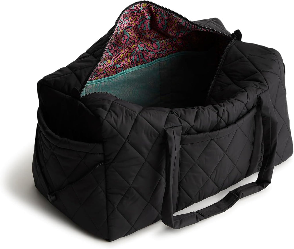 Vera Bradley Women's Featherweight Large Original Duffel Travel Bag, Moonless Night, One Size