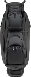 KRADUL - LUX Cart Bag – Lightweight Vegan Leather Golf Cart Bag with Waterproof Pockets, Organized Club Dividers & Cart Strap Tunnel