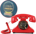 Audio Guestbook Telephone for Wedding Party Gathering (Red)
