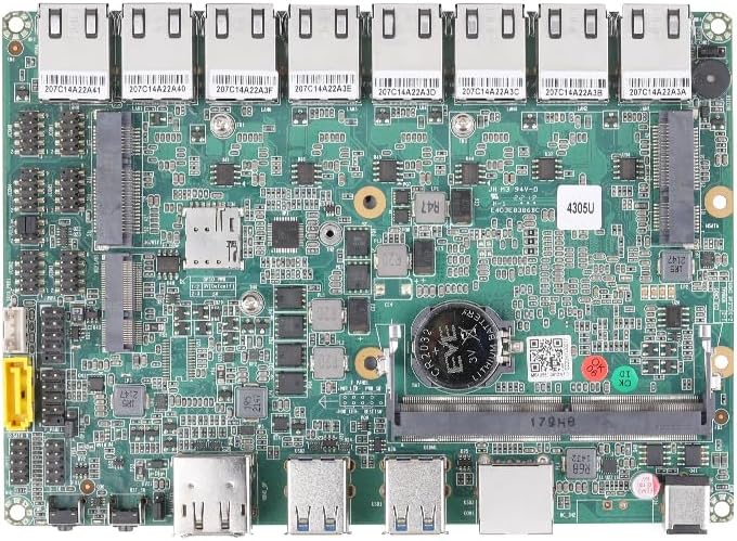 Qotom Q1078GE 1U Server Core i7-10510U, 8GB RAM 128GB SSD, 8x2.5GbE Ethernet, Rackmount OPNsense