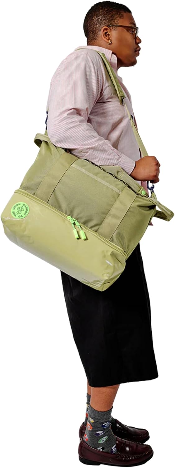 Baboon to the Moon Weekender Bag Duffle Bag with Shoe Compartment Carry On Overnight Travel Bags Lightweight Expandable Travel Duffel for Women (Circuit)