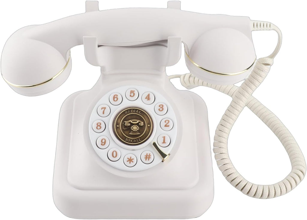 Audio Guest Book for Wedding, Record Customized Audio Message Landline Phone Retro, Decorative Unique Voicemail Message Recorder for Parties Birthdays Special Events