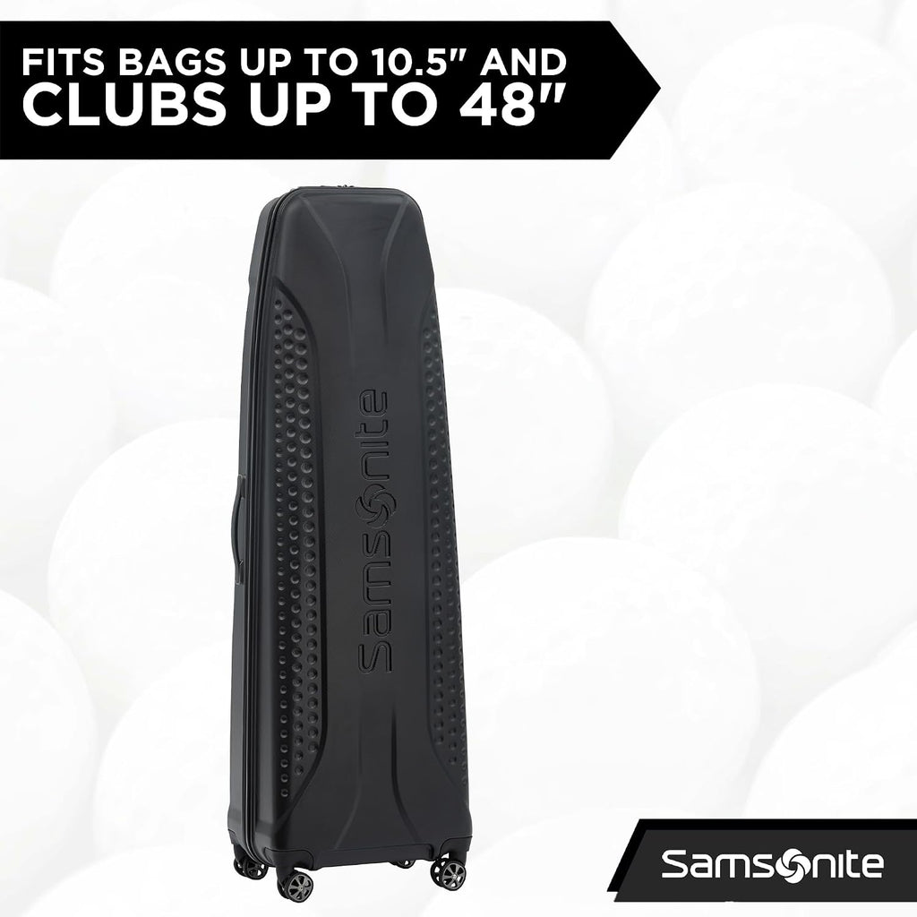Samsonite Tour Premier Golf Hard Case Golf Travel Bag, Lightweight & Durable ABS Shell, 360 Degree Multi-Directional 'Shark Wheels'