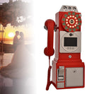 Audio Guest Book Wedding Phone, Customized Audio Messages, Retro Voicemail Recorder Guestbook for Wedding Baby Shower Retirement Graduation Birthday Party,Red