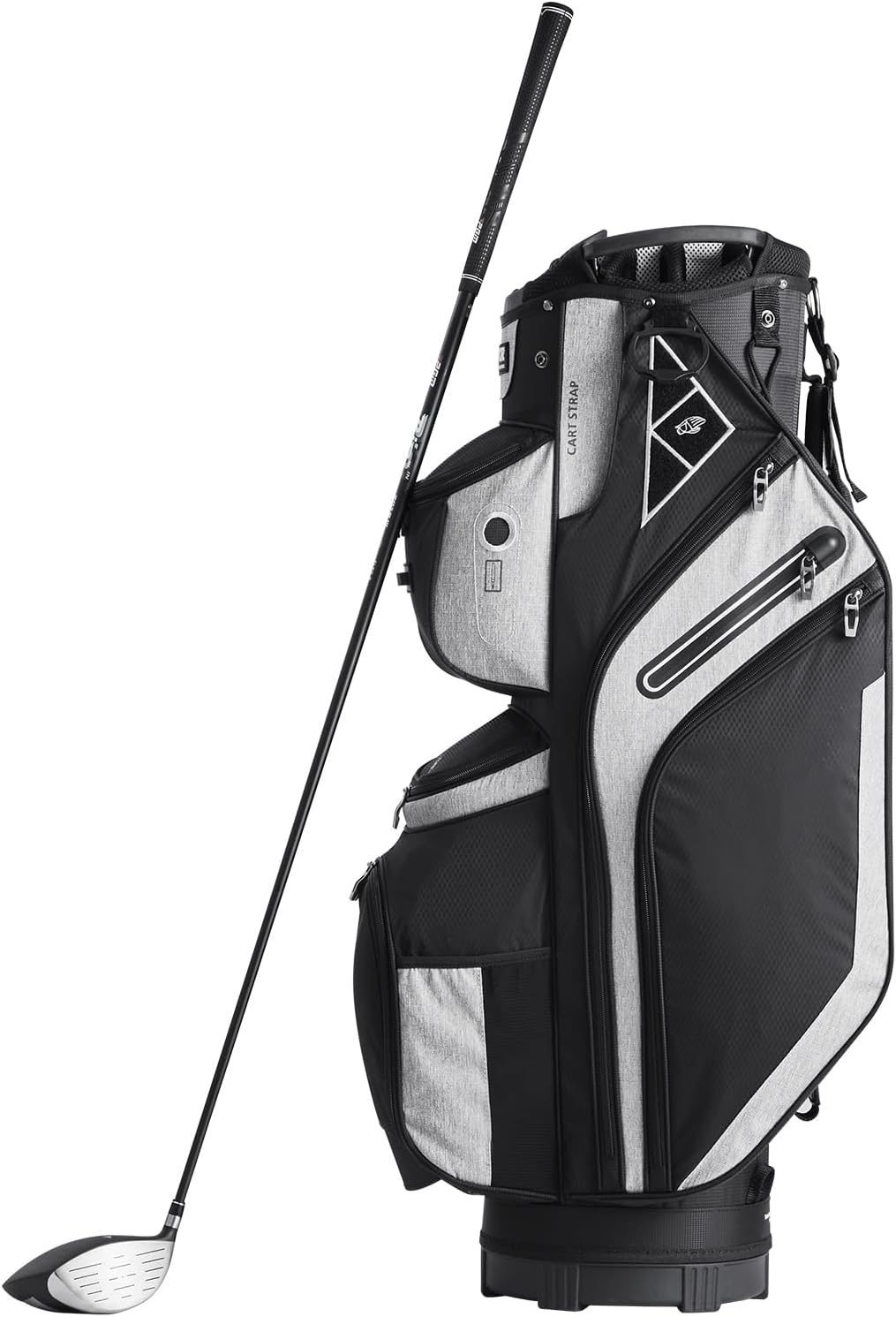 VEVOR Golf Cart Bag with 14 Way Organizer Divider Top, Premium Cart Bag with Stand, Durable Golf Bags with Handles & Dust Cover & Detachable Dual Strap for Men & Women