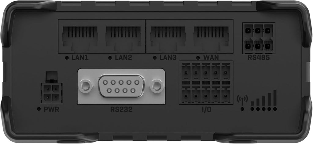 Teltonika RUT956 RUT956A30A00 Industrial 4G LTE Cellular Router, Dual SIM with eSIM, Wi-Fi & Ethernet, RS232/RS485, GNSS, Compatible with AT&T, Verizon & T-Mobile, North America Version