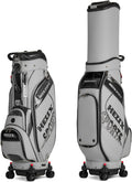HELIX Golf Bag with Wheels, Retractable Golf Bag for Travel, Durable Course Golf Travel Cover