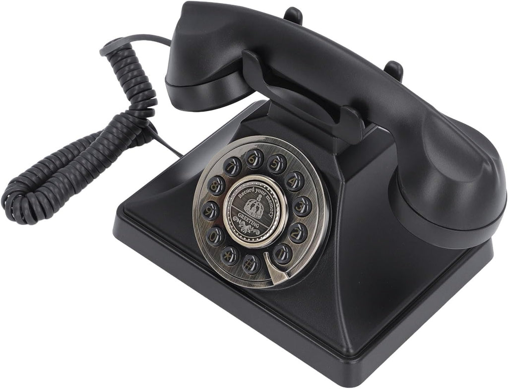 ciciglow Vintage Audio Guest Book Phone, Wedding Phone, Message Recorder for Weddings, Birthdays, Anniversaries, Great for Vintage Enthusiasts