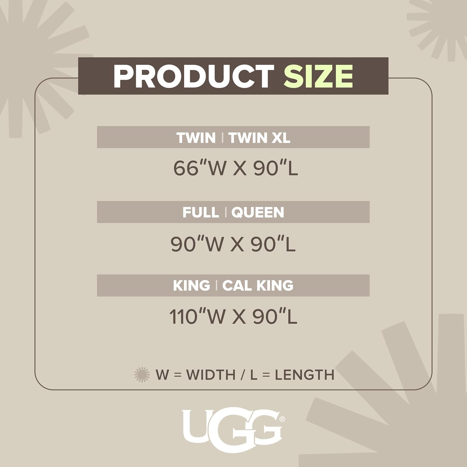 UGG Adalee Faux Fur King Blanket for Bed, Double-Sided Soft Blanket, Warm Large Throw for Couch, Washable California King Bedding, Luxury Bedroom Decor, 110' x 90', Oyster Brown